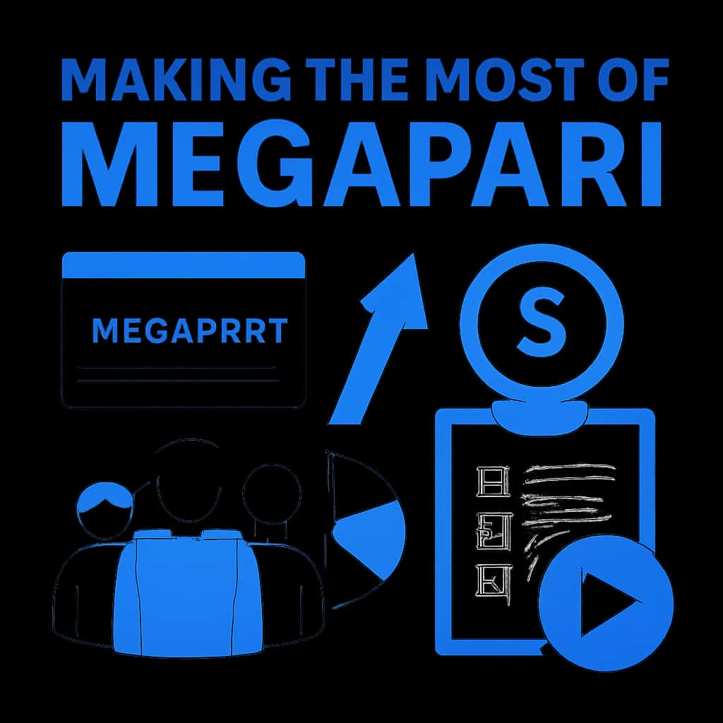 An educational diagram on Megapari features.