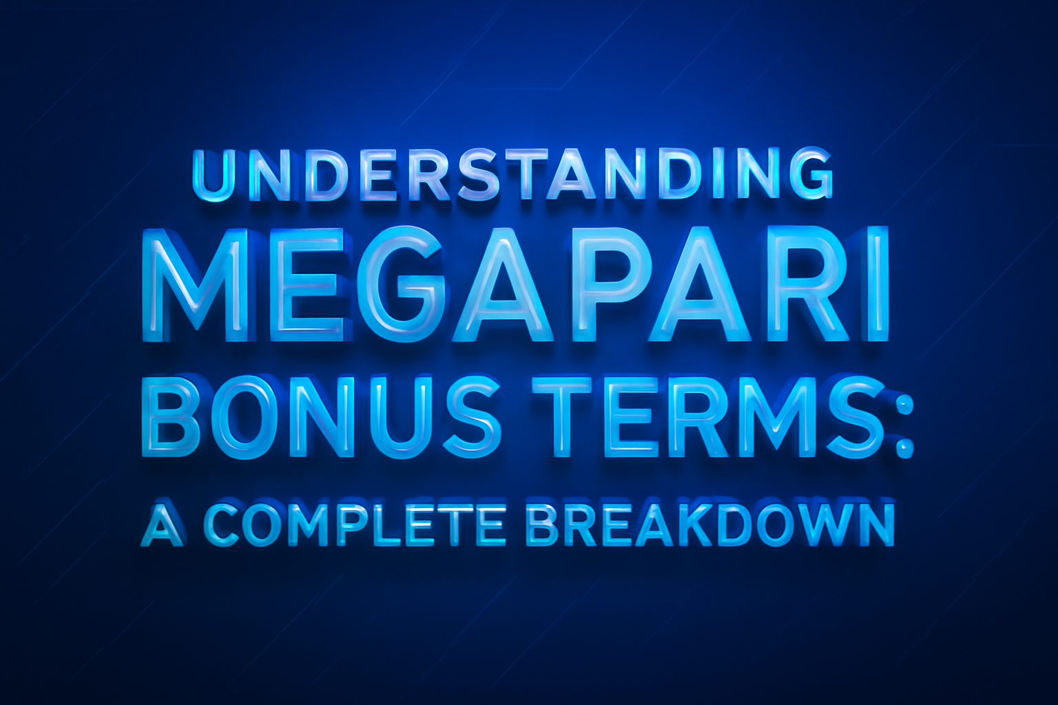 Informative visual representation of accessing features in Megapari.